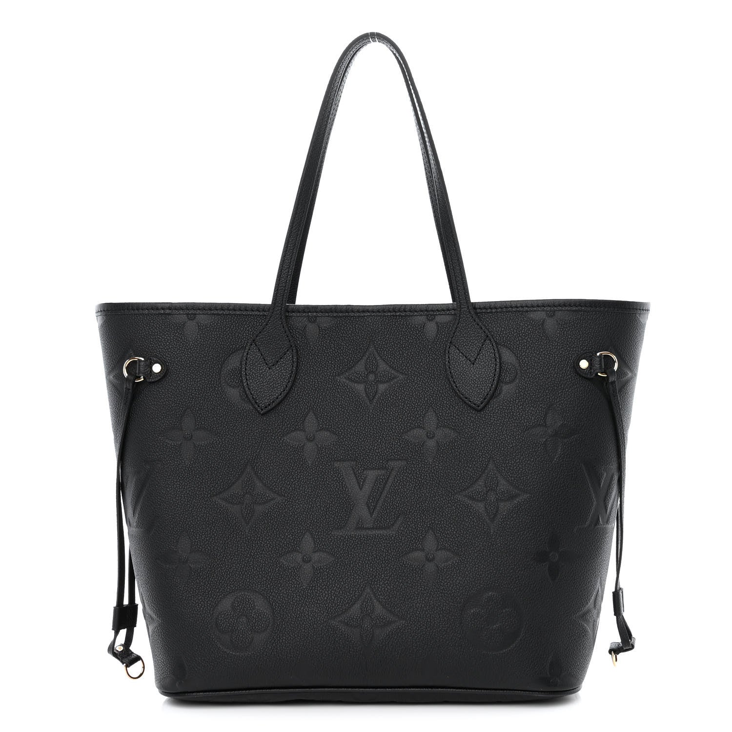 Louis Vuitton Empreinte Monogram Giant Neverfull MM Black 3 of 11