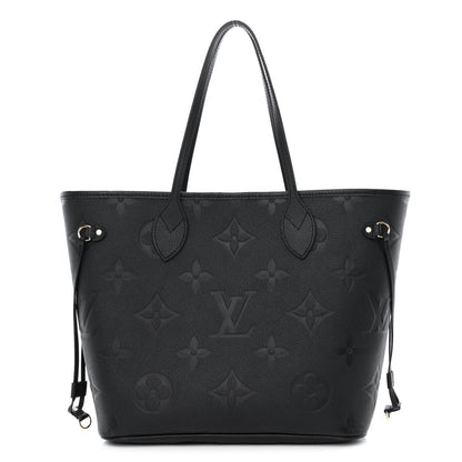 Louis Vuitton Empreinte Monogram Giant Neverfull MM Black 3 of 11
