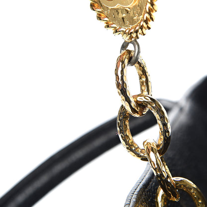Chanel Caviar Quilted Medallion Tote Black 17 of 18