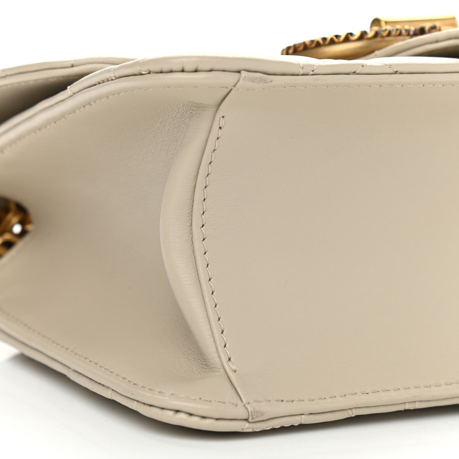 Salvatore Ferragamo Calfskin Quilted Gancini Flap Bag Peony 9 of 12