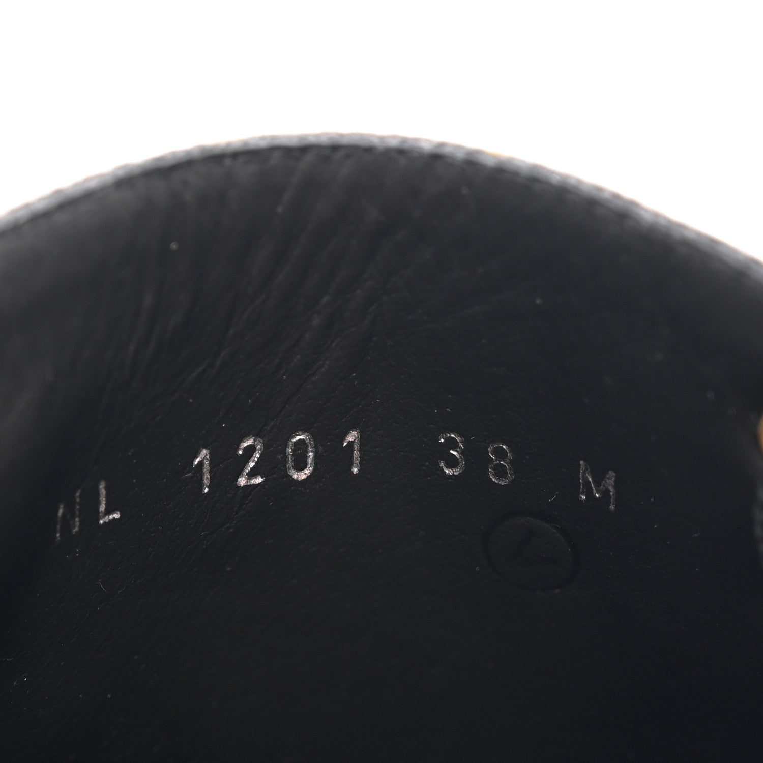 Louis Vuitton Calfskin Monogram Wonderland Flat Ranger Boots 38 Black 8 of 9