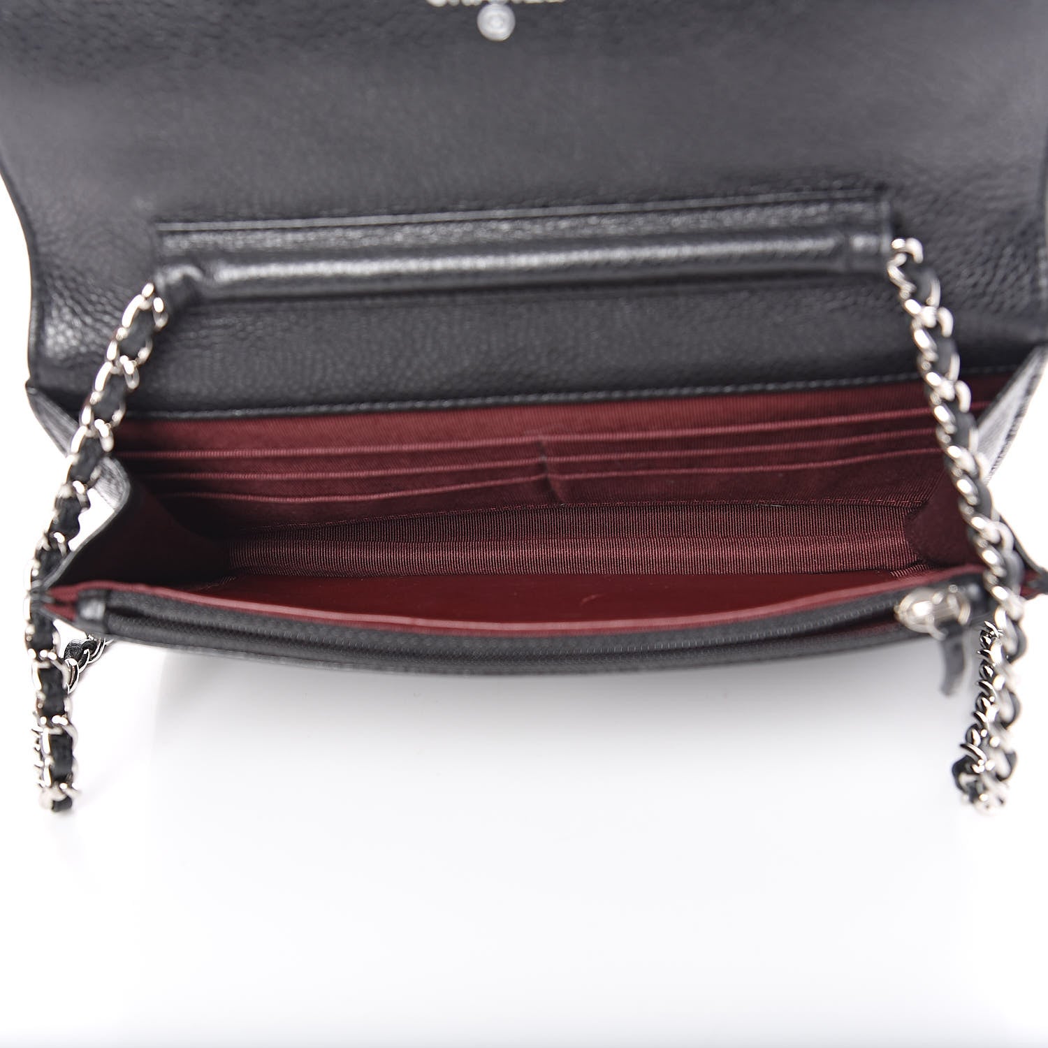 Chanel Caviar Quilted Wallet On Chain WOC Black 5 of 15