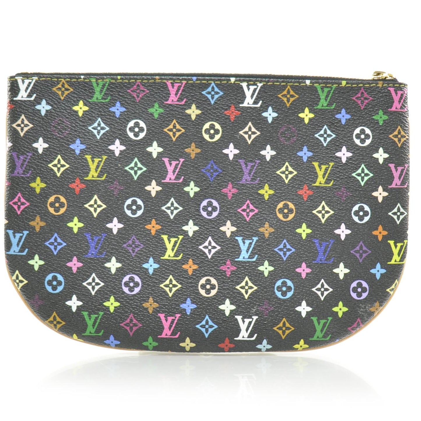 Monogram Multicolor Pochette Plate GM Black