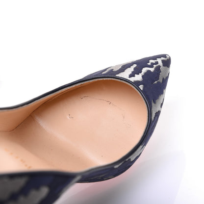 Christian Louboutin Jacquard Camouloubi Pigalle Follies 100 Pumps 40.5 Bavarios 10 of 15