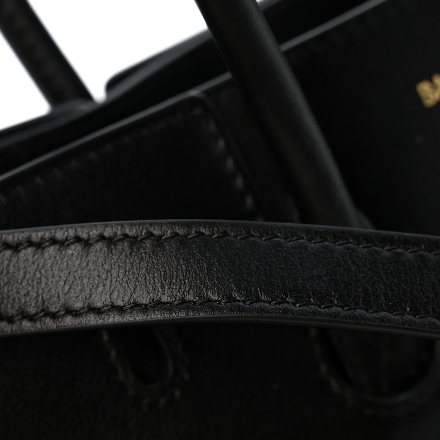 Smooth Calfskin Mini Bel Air Carry All Bag Black