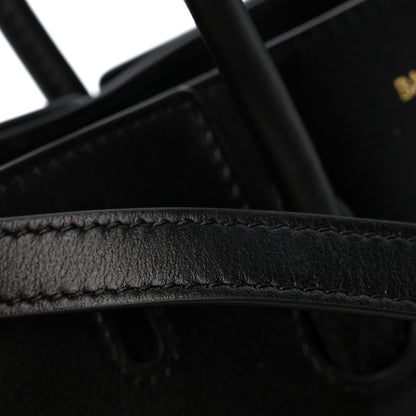Balenciaga Smooth Calfskin Mini Bel Air Carry All Bag Black 11 of 11