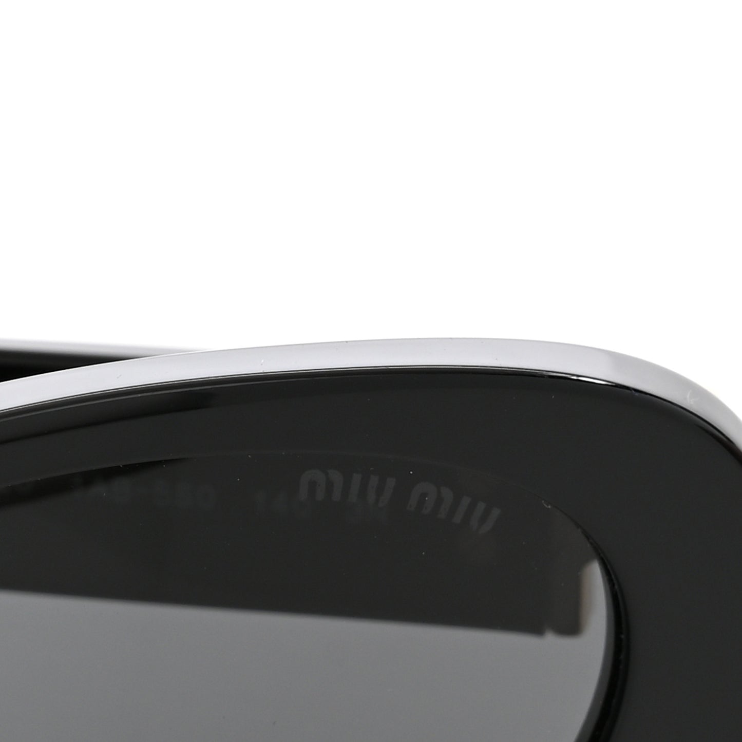 Acetate Oval Sunglasses SMU 06Z Black