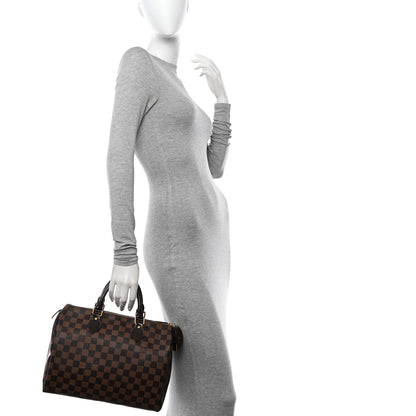 Louis Vuitton Damier Ebene Speedy 30 2 of 12