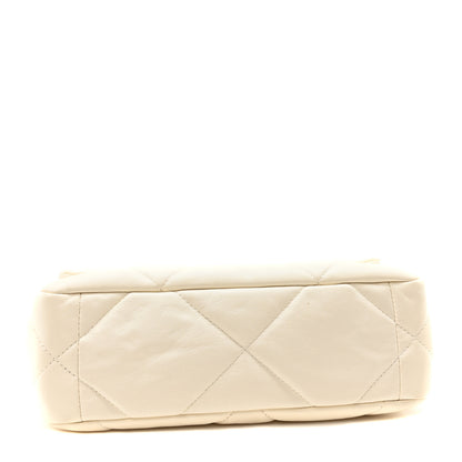 Chanel Lambskin Quilted Medium Chanel 19 Flap White 3 of 9