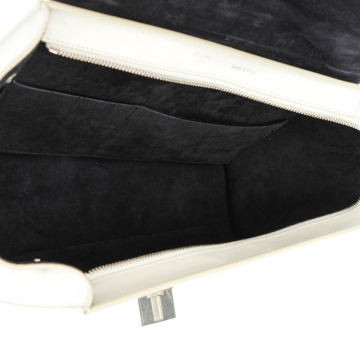 Liege Calfskin Small Trapeze White