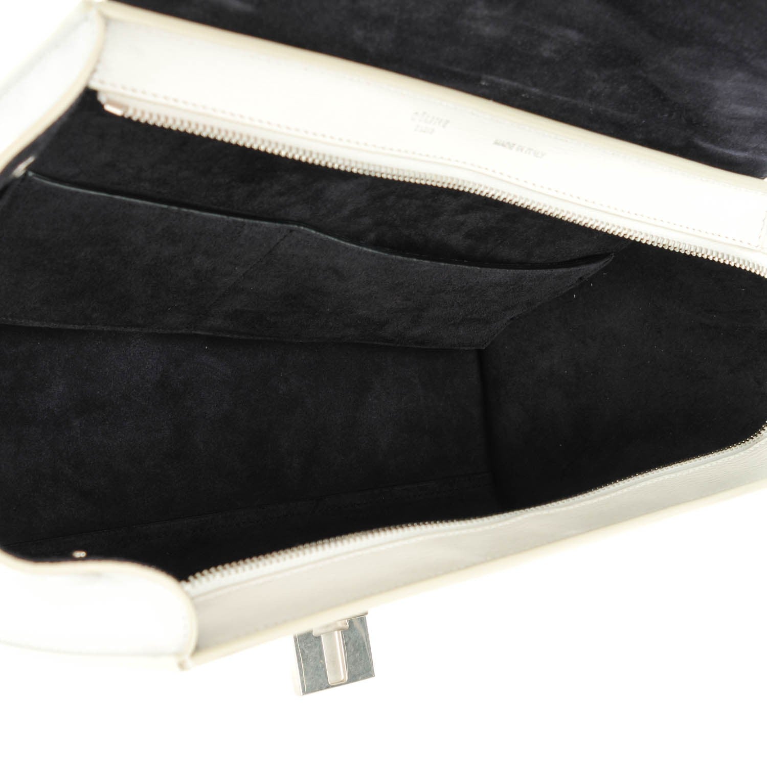Celine Liege Calfskin Small Trapeze White 6 of 8
