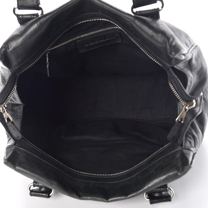Balenciaga Agneau Giant Brogues Hardware Mid Day Black 5 of 15