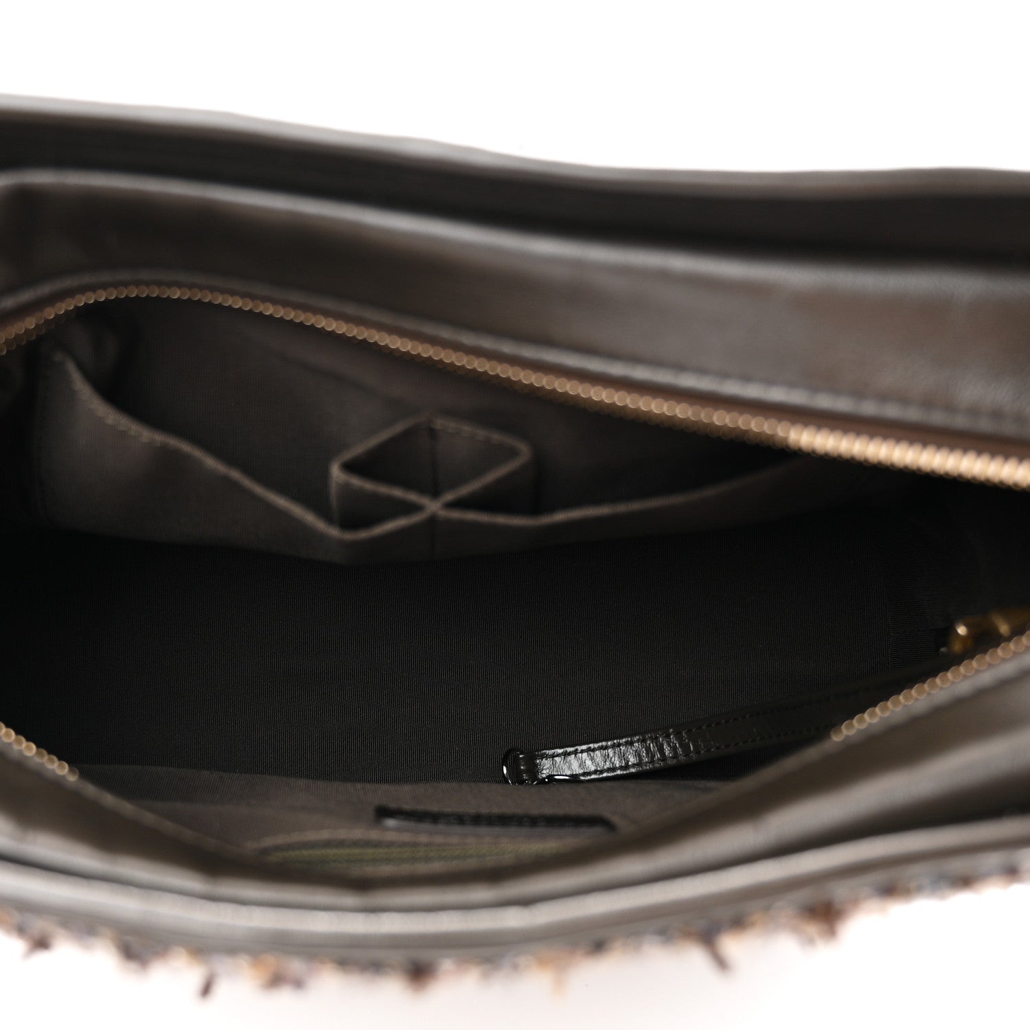 Chanel Tweed Calfskin Medium Gabrielle Hobo Brown 5 of 13