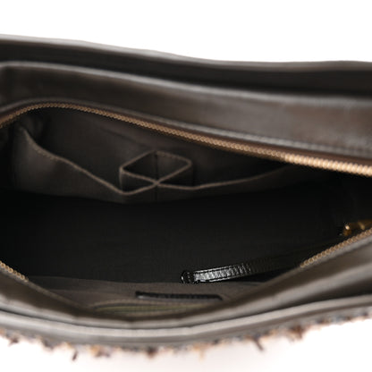 Chanel Tweed Calfskin Medium Gabrielle Hobo Brown 5 of 13