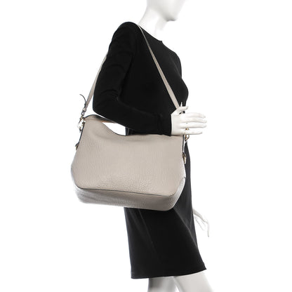 Burberry Heritage Grain Small Ledbury Hobo Stone White 3 of 11