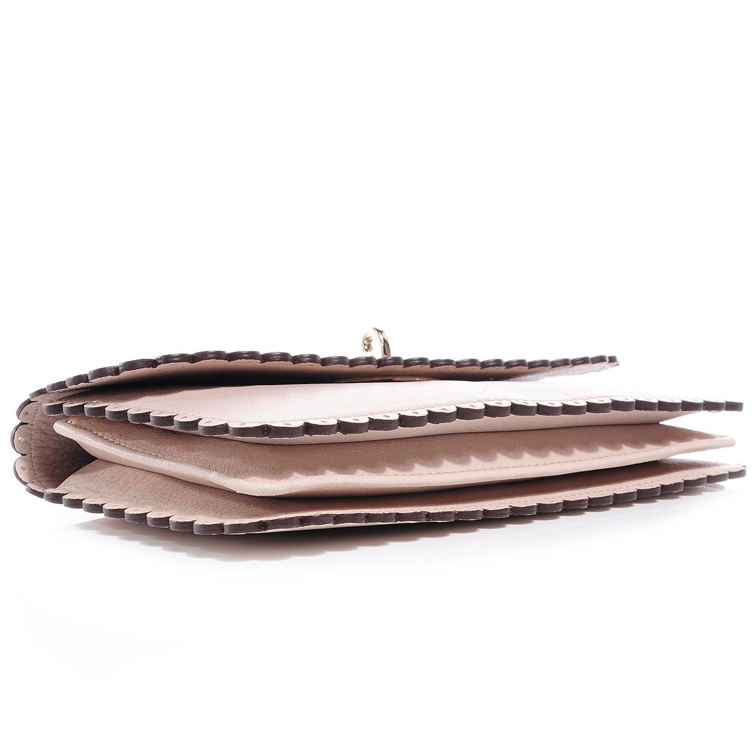 Mulberry Soft Matte Pebbled Cookie Long Wallet Beige 4 of 8