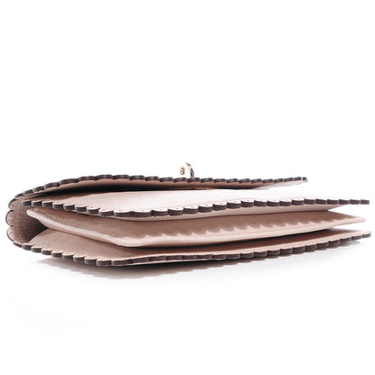 Mulberry Soft Matte Pebbled Cookie Long Wallet Beige 4 of 8