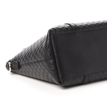Gucci Soft Microguccissima Small Zippered Satchel Black 6 of 10
