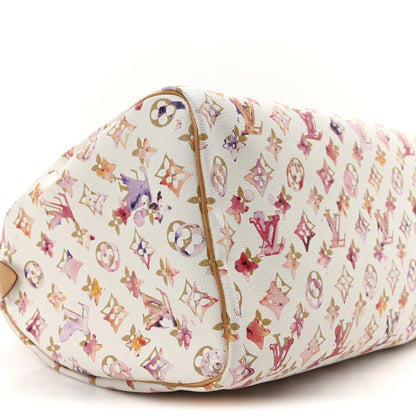 Louis Vuitton Watercolor Aquarelle Speedy 35 White 8 of 9