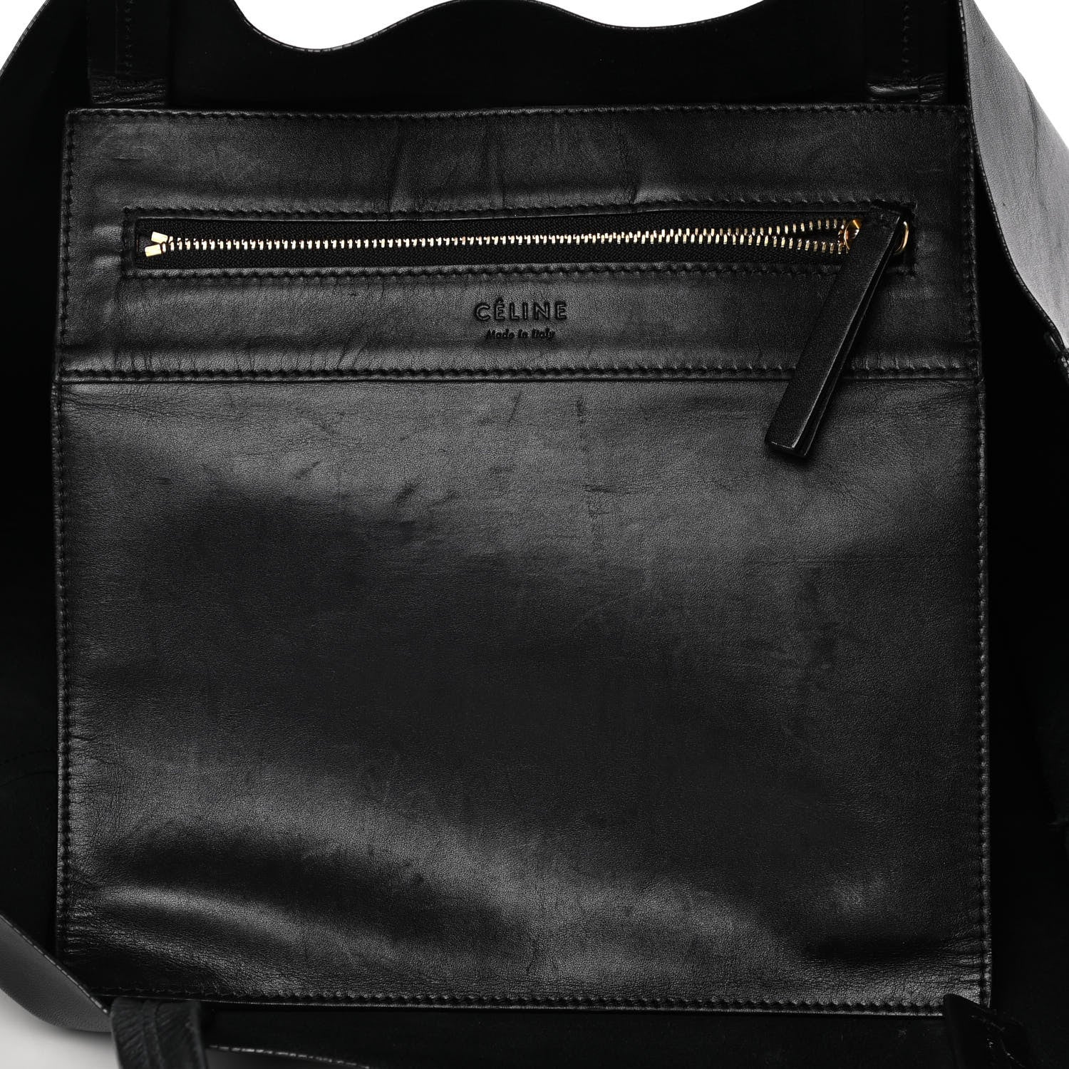 Celine Calfskin Medium Horizontal Cabas Phantom Black 13 of 23