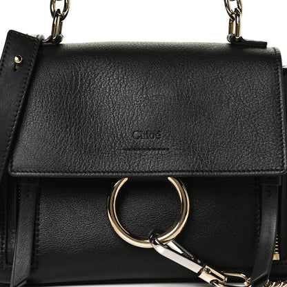 Chloe Calfskin Mini Faye Day Shoulder Bag Black 8 of 13