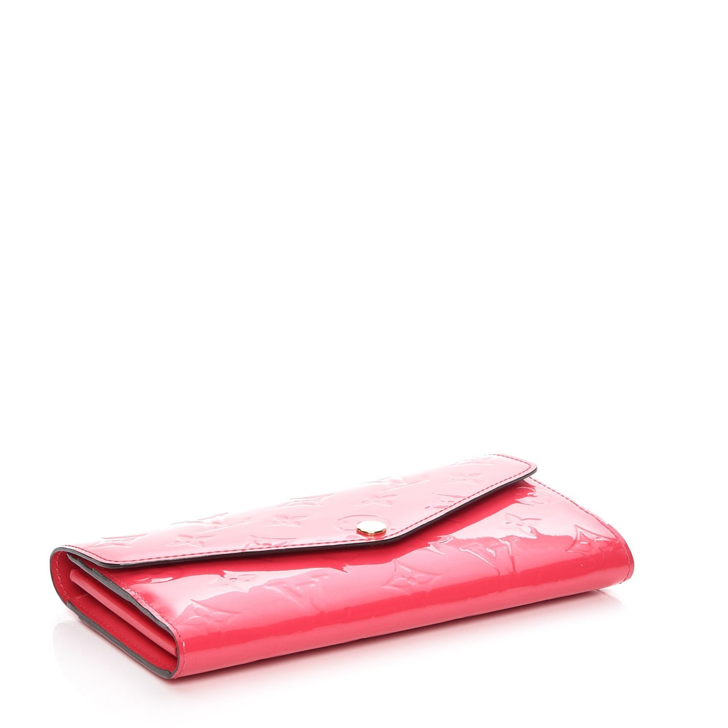 Vernis Sarah Wallet NM Rose Litchi