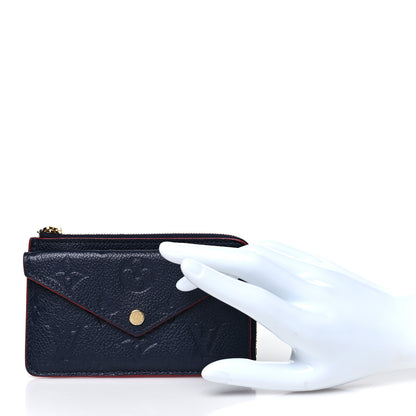 Louis Vuitton Empreinte Recto Verso Card Holder Marine Rouge 2 of 7