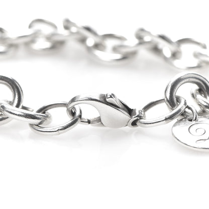 Tiffany Sterling Silver Initial D Charm Bracelet 5 of 5