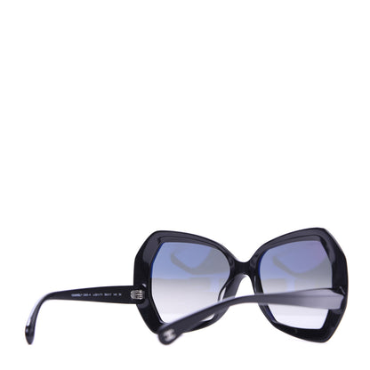 Chanel Acetate Oversized Sunglasses 5365 Black 4 of 7
