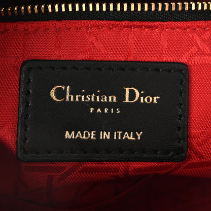 Christian Dior Lambskin Cannage Mini Lady Dior Black 6 of 9