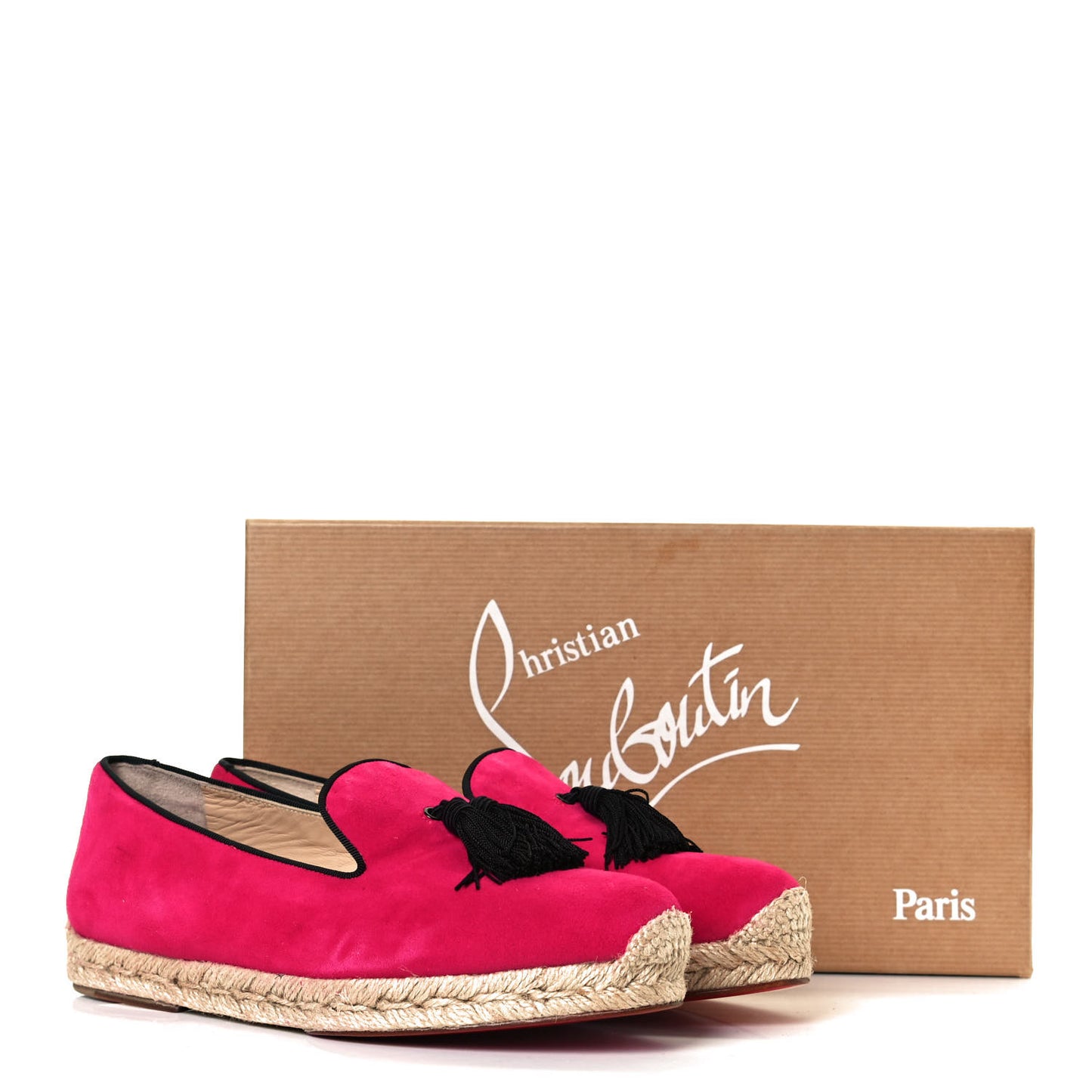 Suede Spanish Cheetah Flat Espadrilles 36 Cyclamen Black