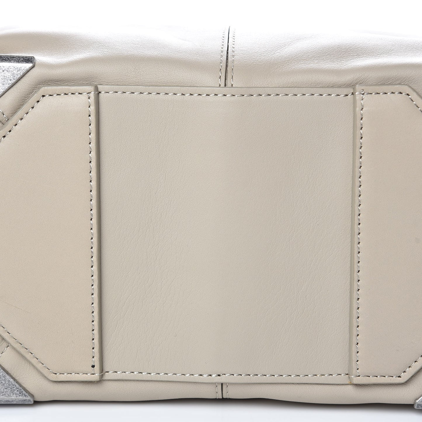 Pebbled Calfskin Large Emile Beige