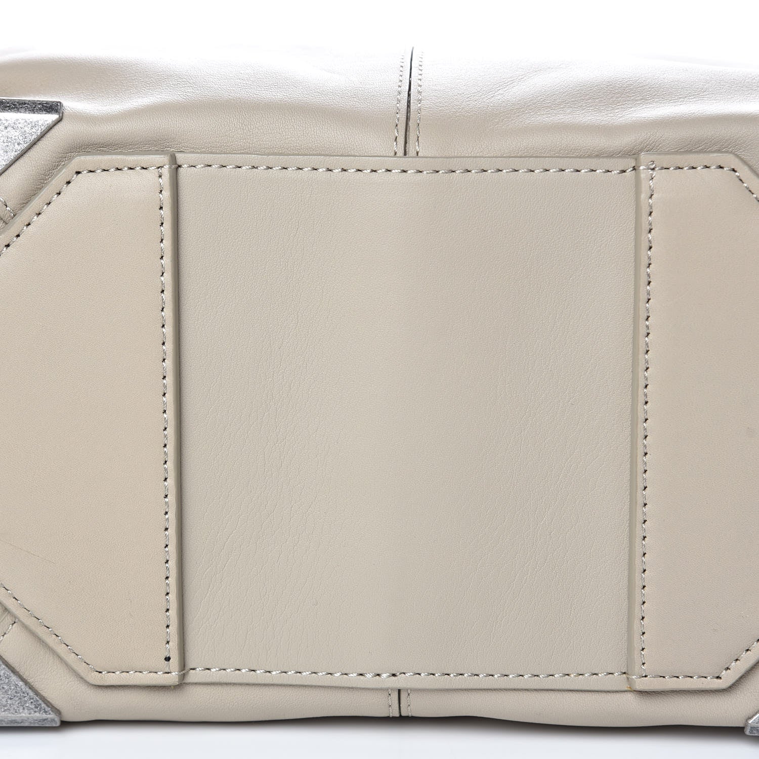 Alexander Wang Pebbled Calfskin Large Emile Beige 9 of 13