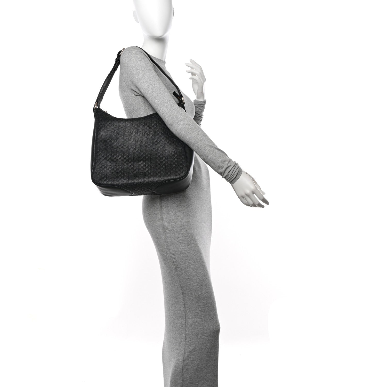 Gucci Microguccissima Shoulder Bag Black 2 of 11