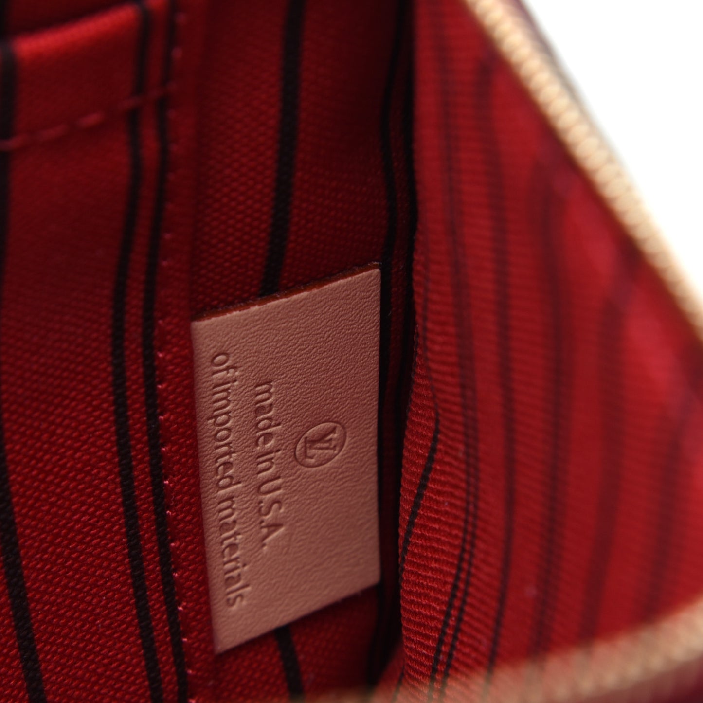 Monogram Neverfull MM GM Pochette Cherry