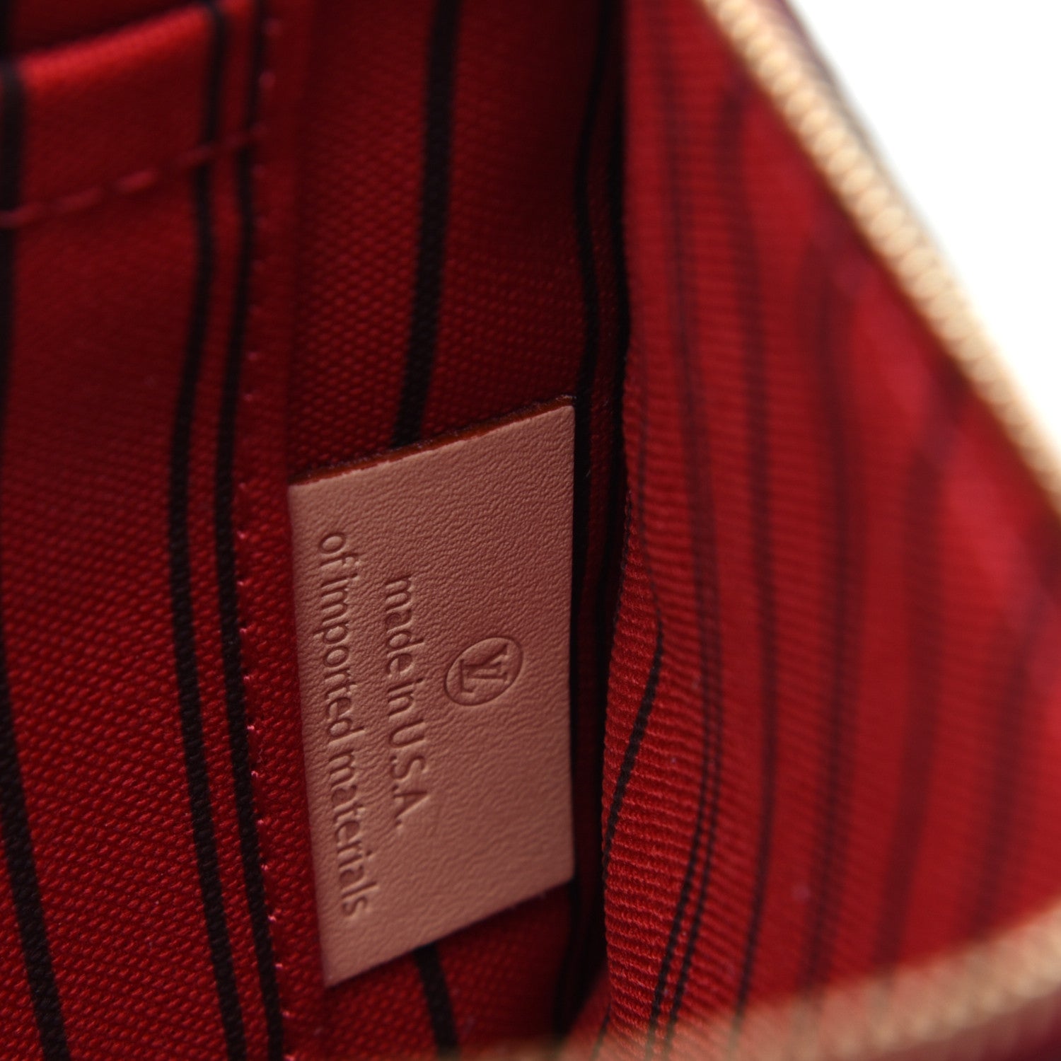 Louis Vuitton Monogram Neverfull MM GM Pochette Cherry 9 of 15