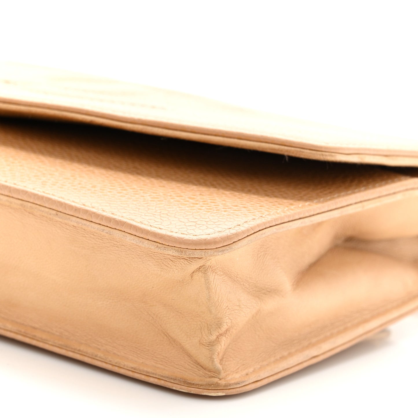 Caviar Timeless CC Wallet on Chain WOC Beige