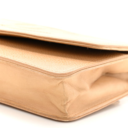 Chanel Caviar Timeless CC Wallet on Chain WOC Beige 10 of 14