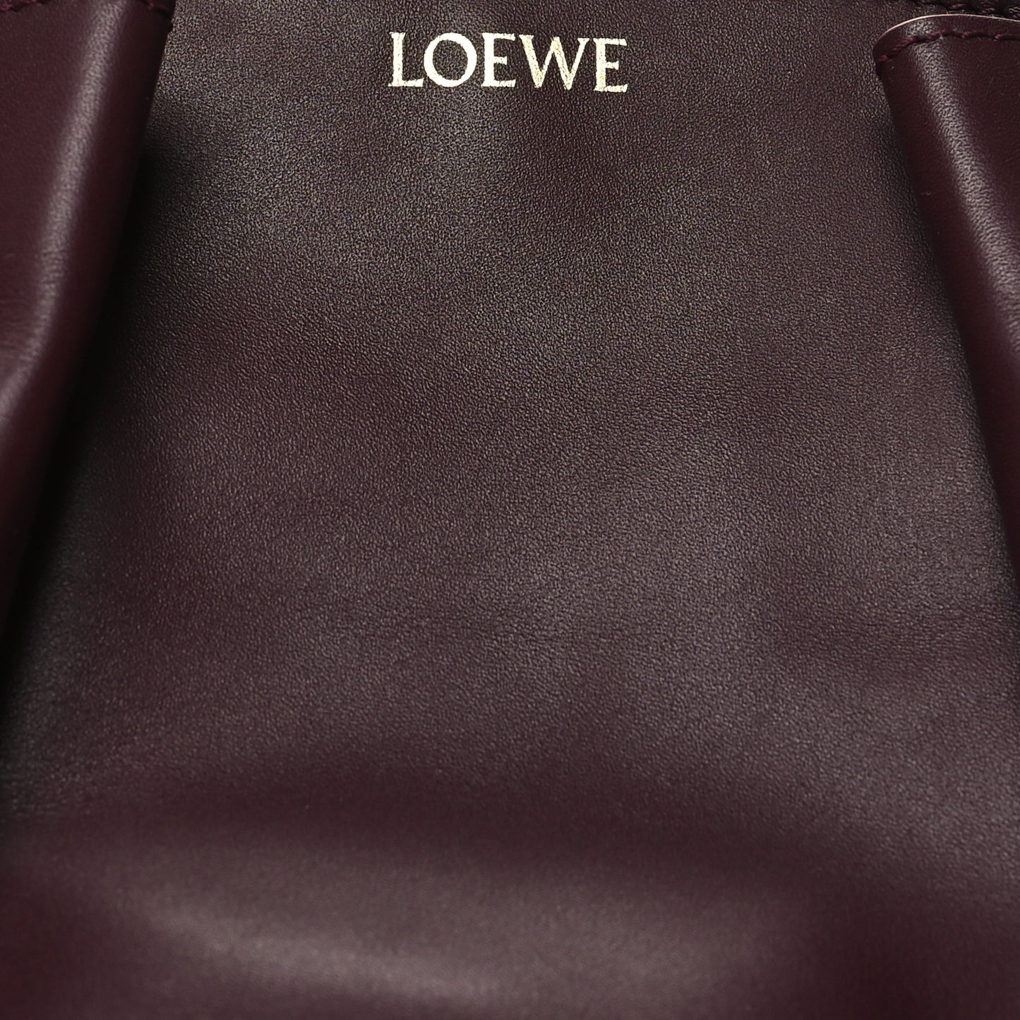 Shiny Nappa Calfskin Small Paseo Bag Burgundy