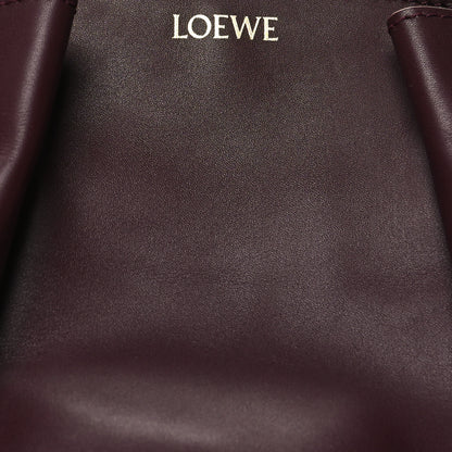 Loewe Shiny Nappa Calfskin Small Paseo Bag Burgundy 7 of 9