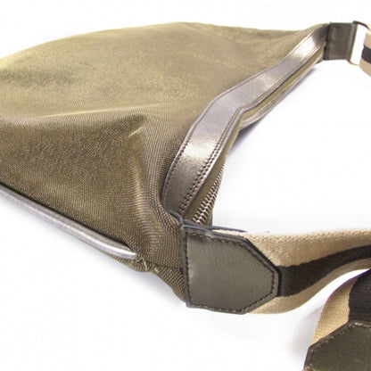 Gucci Nylon Half Moon Hobo Green 6 of 11