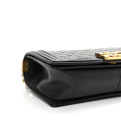 Chanel Patent Calfskin Quilted Medium Boy Flap Black 9 of 10