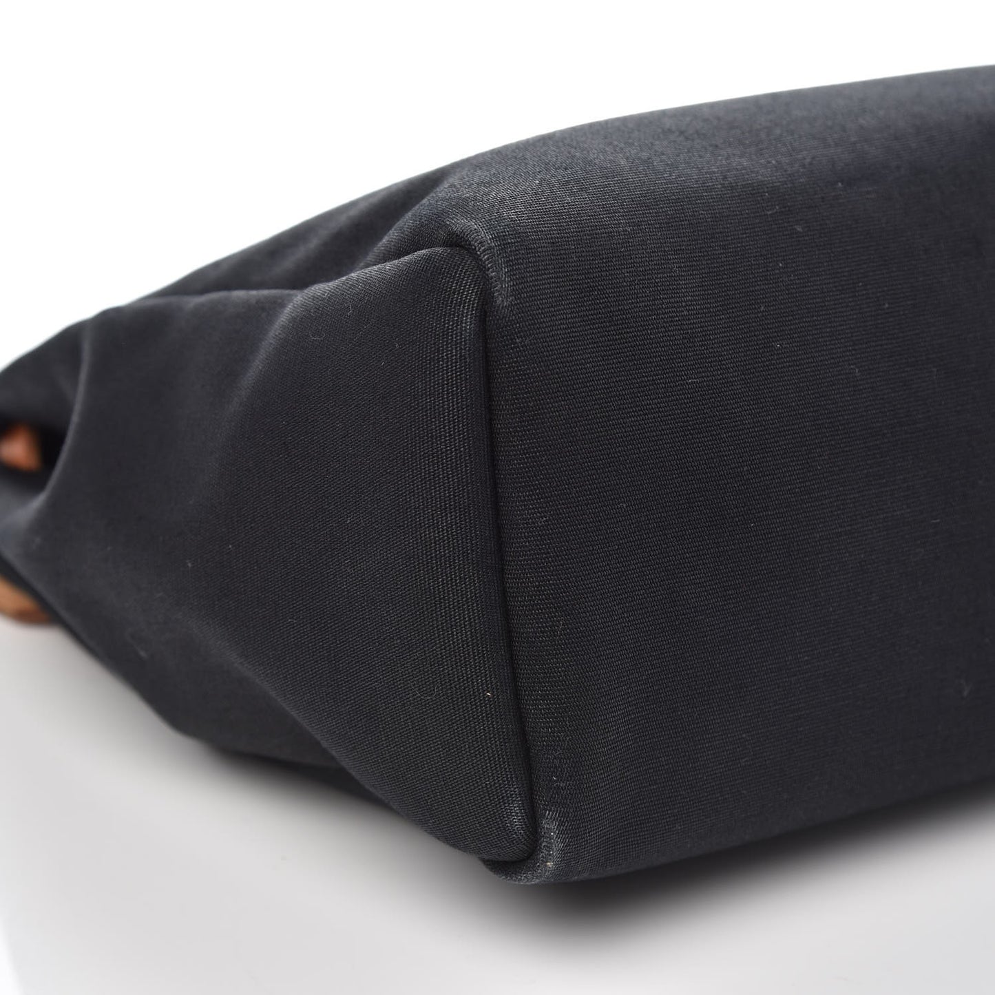 Toile Vache Calfskin Herbag 30 PM Black Natural