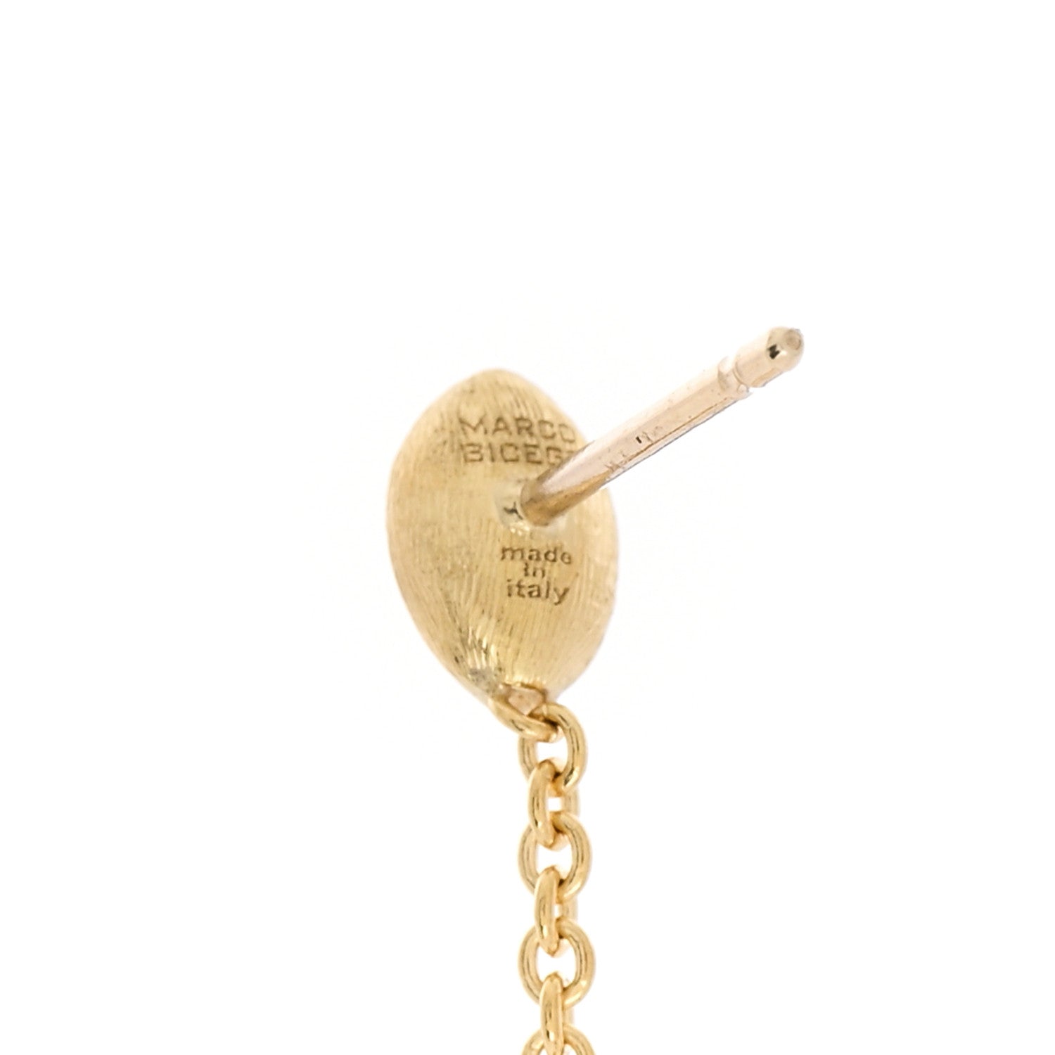 Marco Bicego 18K Yellow Gold Siviglia Single Strand Drop Earrings 4 of 4