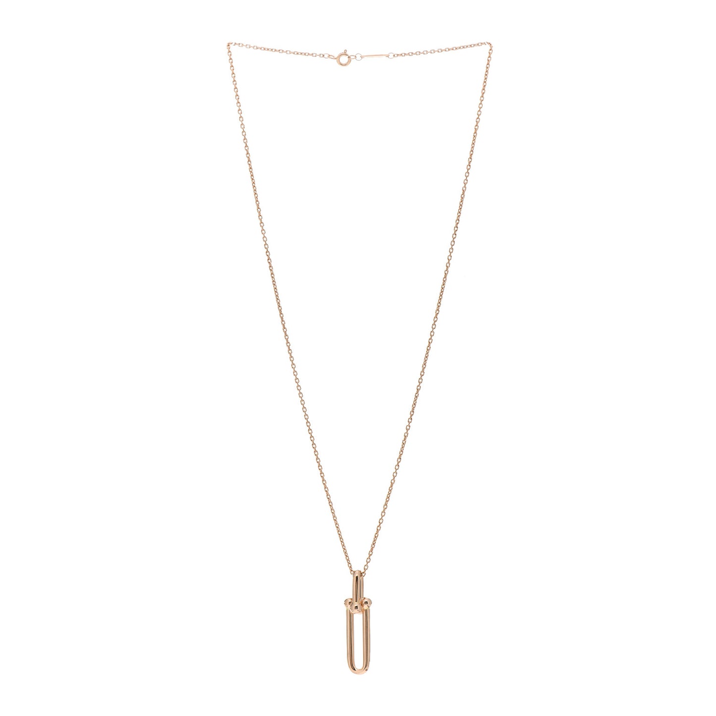 18K Rose Gold HardWear Link Pendant Necklace