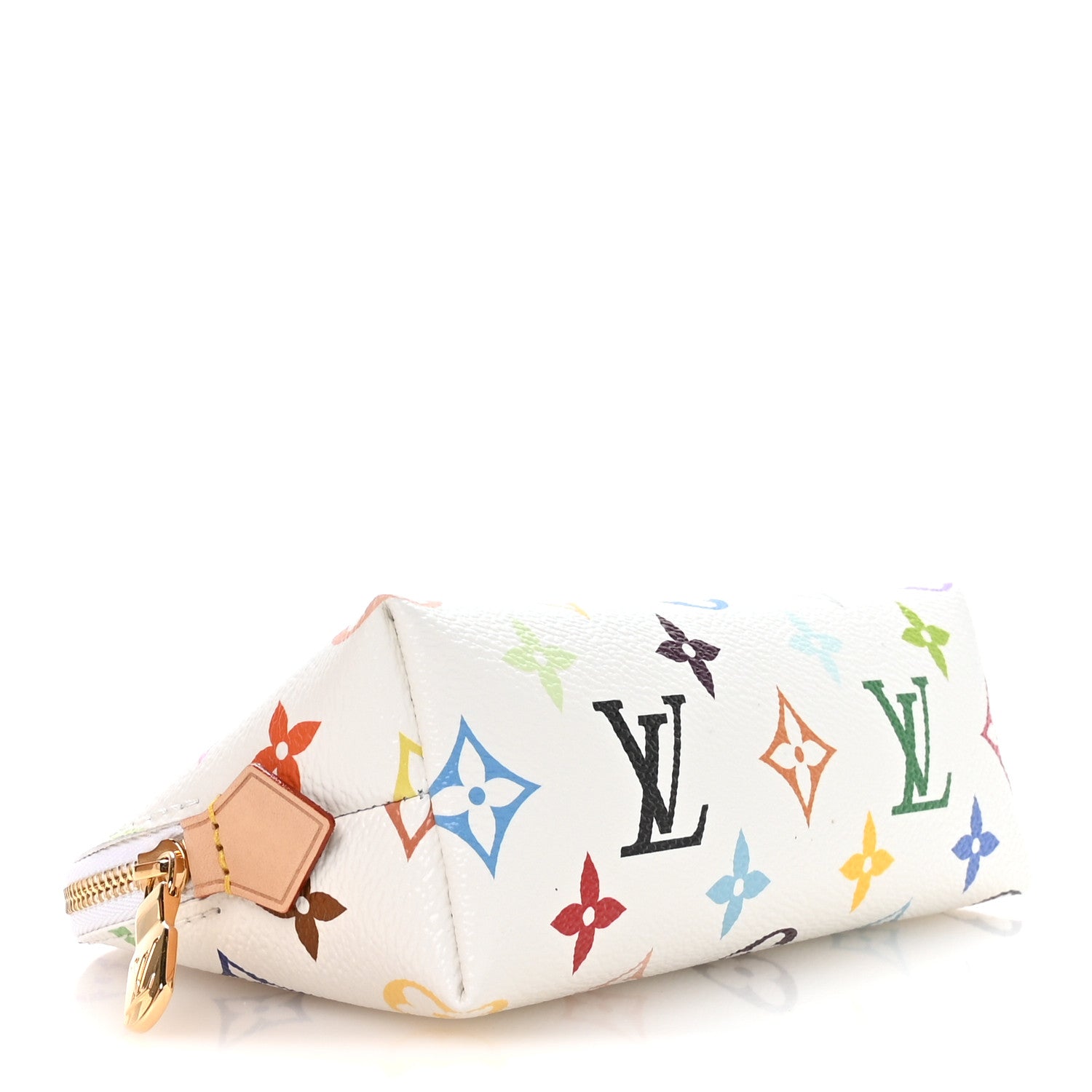 Louis Vuitton LV x TM Monogram Multicolor Cosmetic Pouch PM White 4 of 7