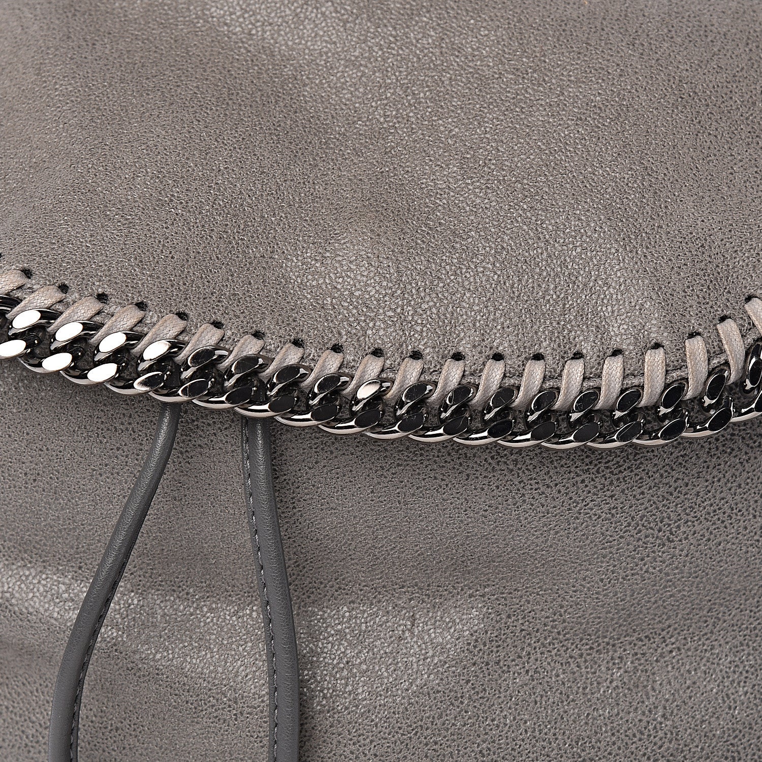 Stella McCartney Shaggy Deer Falabella Backpack Grey 9 of 9
