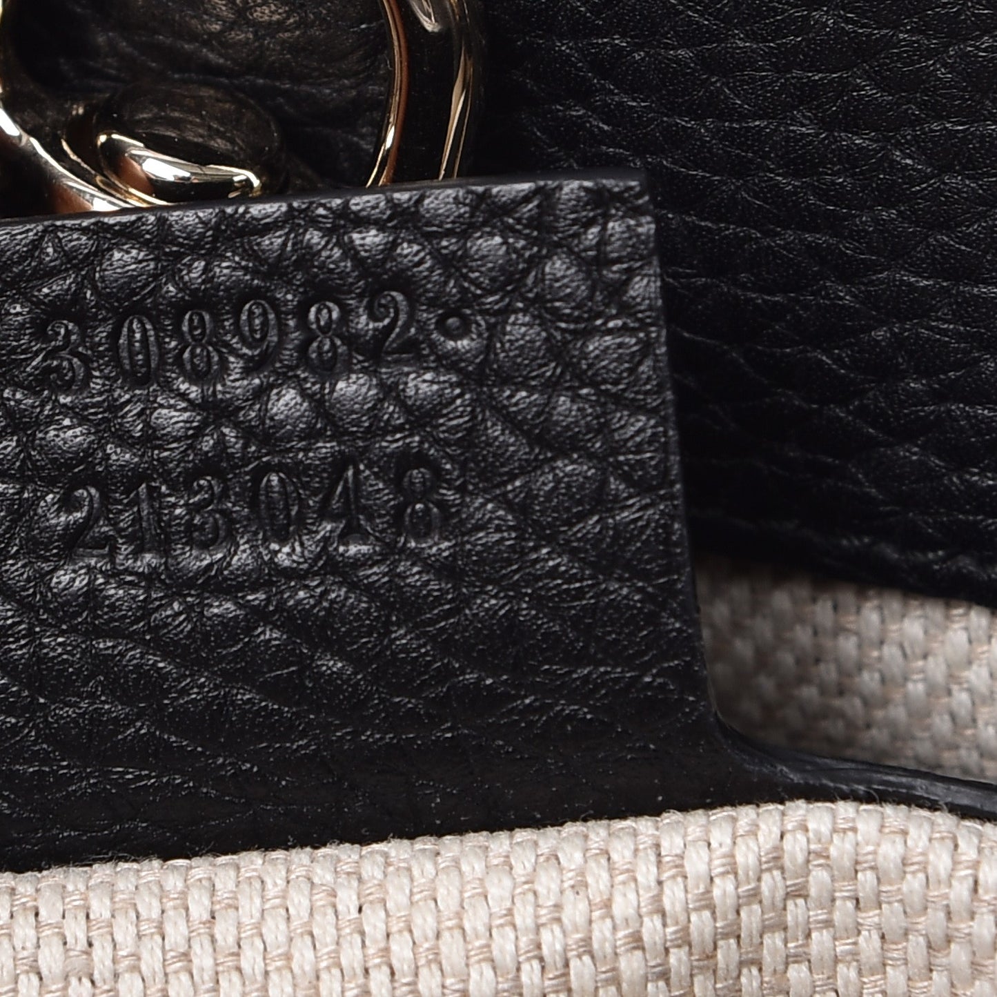 Pebbled Calfskin Medium Soho Chain Shoulder Bag Black
