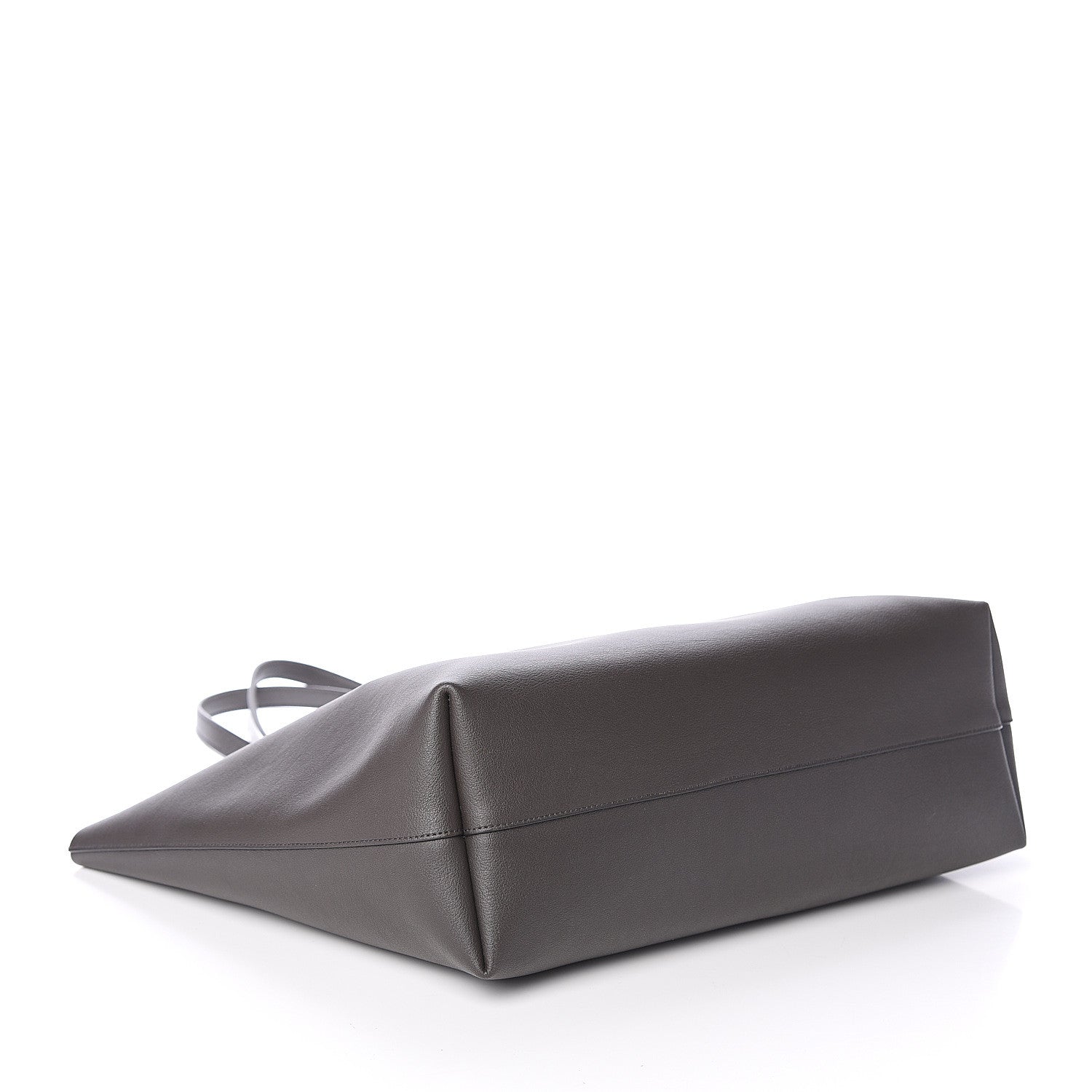Saint Laurent Calfskin Large Shopping Tote Dark Grey 3 of 8
