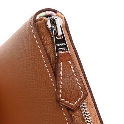 Hermes Epsom Silk'in Compact Wallet Gold 8 of 8